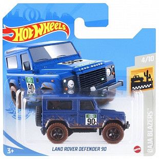 Машинка Hot Wheels Базовой коллекции Land Rover Defender 90 32/250 (5785 GTC26)