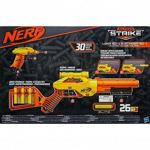 Игровой набор Nerf Альфа страйк Страйк Линкс и Стрингер Alpha Strike Lunx SD-1 & Stinger SD-1 (E7579)