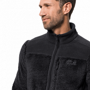 Джемпер мужский Jack Wolfskin Stone Pine Jacket M black stripes