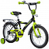 Велосипед Novatrack Astra 16" (2019) Black/Green 163ASTRA.BK9