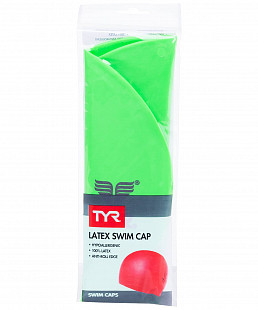 Шапочка для плавания TYR Latex Swim Cap латекс LCL/322 Green