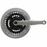 Шатуны под квадрат Cyclone cts3-ts341g15p17 24/34/42тх170мм с прозрачной защитой grey ZTB12375