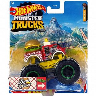Машинка Hot Wheels Монстр Трак Buns of Steel 24/75 (FYJ44 HCP36) коллекция 2022