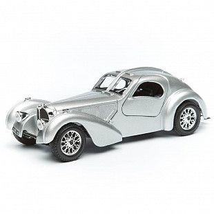 Коллекционная машина Bburago 1:24 Bugatti Atlantic (18-22092) silver