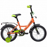 Велосипед Novatrack Vector 14" (2019) Orange/Green 143VECTOR.OR9