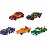 Набор машинок Hot Wheels 5 машинок (DJG23) violet/orange/red/black/green