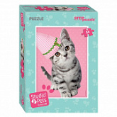 Мозаика Step Puzzle Мирна Котенок в колпаке 54 71153
