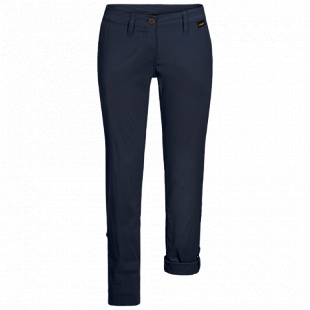 Брюки женские Jack Wolfskin Desert Roll-Up Pants W midnight blue
