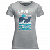 Футболка детская Jack Wolfskin Ocean T Kids slate grey