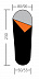 Спальный мешок BTrace Nord 5000 grey/orange