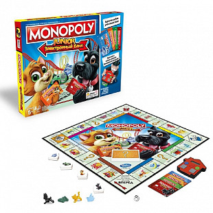 Игра настольная Hasbro Монополия Джуниор с банковскими картами E1842
