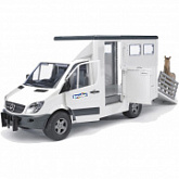 Игрушка Bruder Mercedes-Benz Sprinter фургон с лошадью 02533