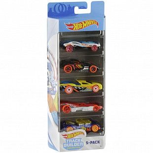 Набор машинок Hot Wheels Track Builder 5 шт. (1806 GHP53)