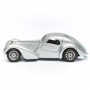 Коллекционная машина Bburago 1:24 Bugatti Atlantic (18-22092) silver