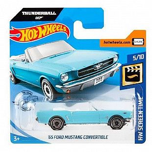 Машинка Hot Wheels Базовой коллекции '65 Mustang Convertible 59/250 (5785 GHC77)