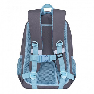 Школьный рюкзак для девочек GRIZZLY RG-966-2 grey