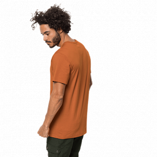 Футболка мужская Jack Wolfskin Logo T M desert orange