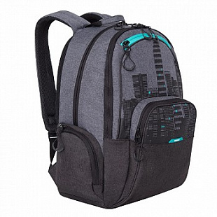 Городской рюкзак GRIZZLY RU-030-4 /3 black/turquoise