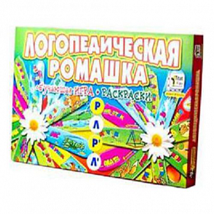 Игра настольная Логопедическая ромашка Ж-Ш 0564