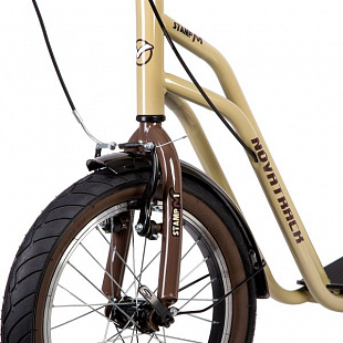 Самокат внедорожный Novatrack City Line Beige 16/12" 16STAMPN1CL.BG8