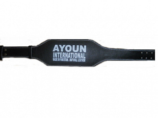 Пояс тяжелоатлета Ayoun 2186 black