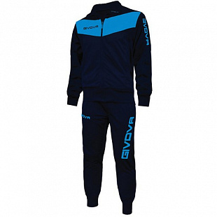 Спортивный костюм Givova Tuta Visa TR018 blue/turquoise