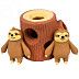 Игровой набор Qunxing Toys ""Ленивцы" (в дупле) 80-9592