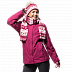 Шапка женская Jack Wolfskin Scandic Cap Women garnet red all over