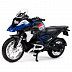 Масштабная модель мотоцикла Maisto 1:18 BMW R 1200 GS 2017 (39300) metallic grey/metallic blue
