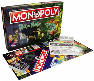 Настольная игра Hobby World Монополия Рик и Морти Премиум серия