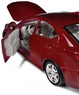 Коллекционная машина Bburago 1:24 Lexus IS 350 (18-22103) red
