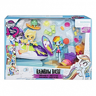Набор мини-кукол My Little Pony Equestria Girls Пижамная вечеринка (B8824)