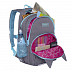 Школьный рюкзак для девочек GRIZZLY RG-966-2 grey