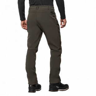 Брюки мужские Jack Wolfskin Zenon Softshell Pants Men dark moss