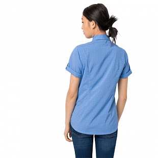 Рубашка женская Jack Wolfskin Matata Shirt W cornflower checks