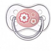 Пустышка Canpol babies Newborn Baby Силиконовая Симметричная 0-6 мес. (22/580_pin) pink