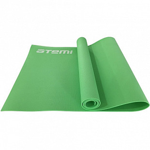 Гимнастический коврик для йоги, фитнеса Atemi AYM0214 173х61х0,4 см green