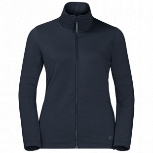 Джемпер женский Jack Wolfskin Jwp Midlayer W night blue