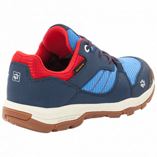 Полуботинки детские Jack Wolfskin Mtn Attack 3 Xt Texapore Low K blue / red