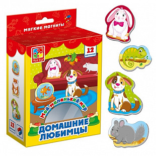 Коллекция магнитов Vladi Toys Мой маленький мир Домашние любимцы VT3106-05