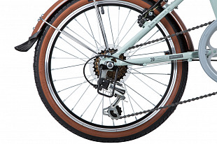Велосипед Novatrack Aurora 20" (2020) 20FAURORA6S.BL20 light turquoise