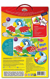 Набор для детского творчества Dalis Мозаика из пластилина Попугай Рики MC-307