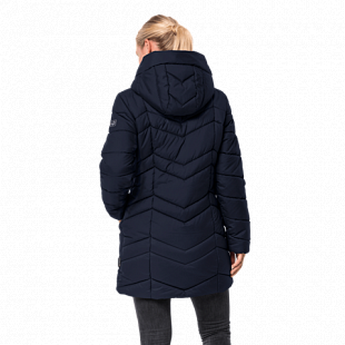 Пальто женское Jack Wolfskin Kyoto Coat W midnight blue