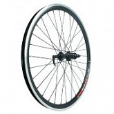 Заднее колесо 26",Full Black обод двойной black, втулка, 32H,под кассету 8-9ск,с эксцентриком, black  ZVO20614
