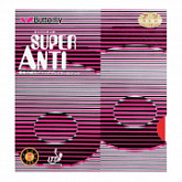 На картинке изображен Накладка для ракеток Butterfly Super Anti red Накладка для ракеток Butterfly Super Anti red