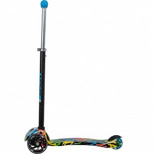 Самокат-кикборд Novatrack RainBow Start Graffiti 120.NRAINBOW.GBL20