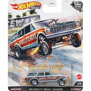 Машинка Hot Wheels Premium '64 Chevy Nova Gasser (FPY86 HCK21)