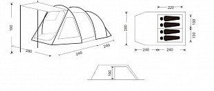 Палатка KingCamp 3057 Milan 4
