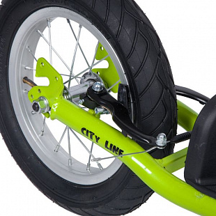 Самокат внедорожный Novatrack Stamp N1 Green 12" 12STAMPN1.GN8