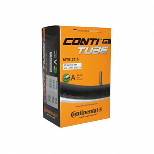 Велокамера Continental MTB 27.5", 47-584/62-584, A40, автониппель, 01823310000